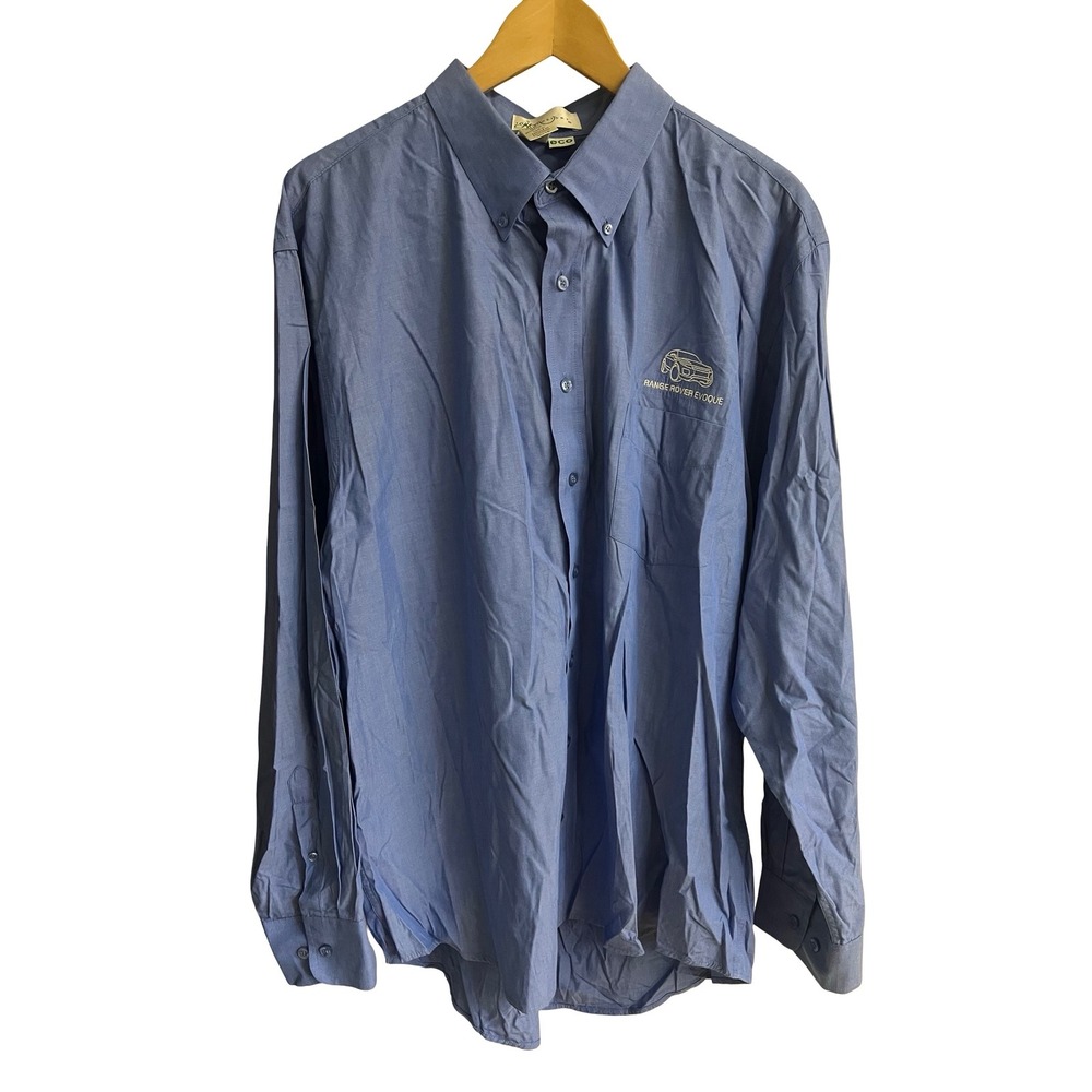 Range Rover Evoque x Il Migliore XL Blue L/S Land Rover University Bamboo Shirt
